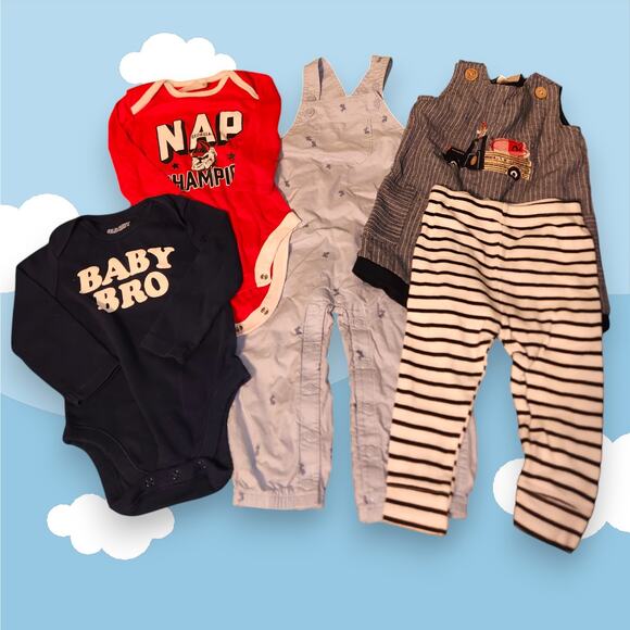 Baby Boy Bundle 6 to 12 months Old Navy, Rivalry, Threads 91, Gymboree, Carters - Picture 7 of 11